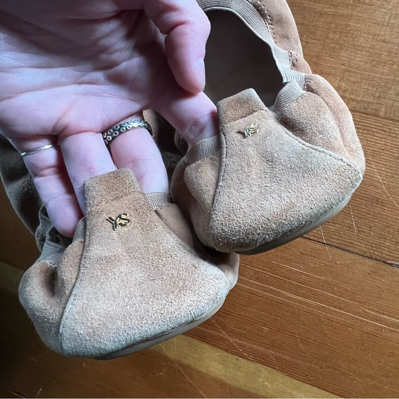 Yosi Samra tan suede leather samara flats - euc! - Picture 4 of 7